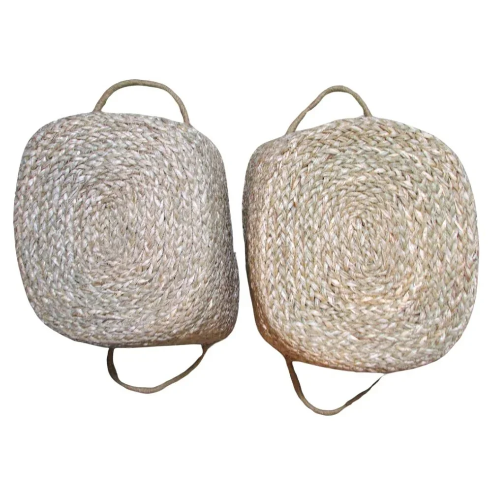 Set of 2 Wicker Baskets with Handles
